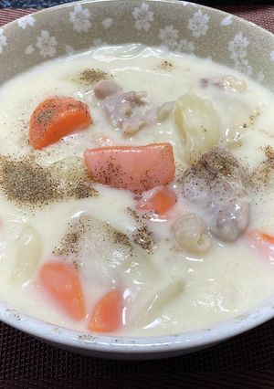 野菜とお肉のクリームシチュー!(^^)!-レシピのメイン写真