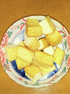 ダイエット!厚揚げ焼いただけ。-レシピのメイン写真