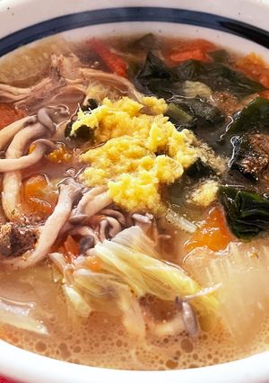 おろし生姜と野菜スープの味噌ラーメン-レシピのメイン写真