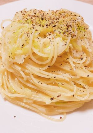 貝だしの塩パスタ-レシピのメイン写真