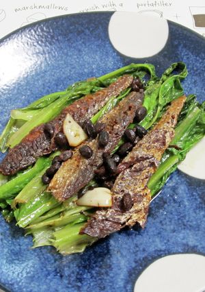豆豉鯪魚油菜（豆豉鯪魚と油麦菜炒め）-レシピのメイン写真