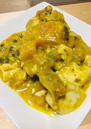 簡単!チキンマンゴーカレー-レシピのメイン写真