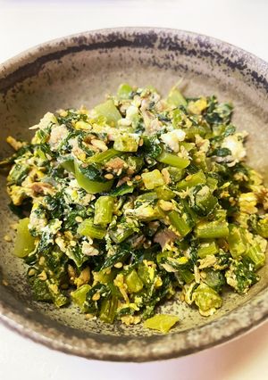 大根の葉の炒め物-レシピのメイン写真