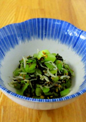 しらすと小松菜の炒め物-レシピのメイン写真