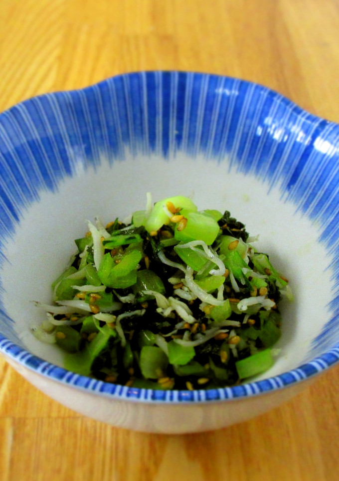 しらすと小松菜の炒め物-レシピのメイン写真