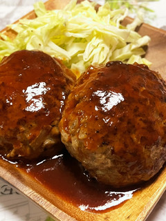 チーズイン♡ハンバーグ♡-レシピのメイン写真