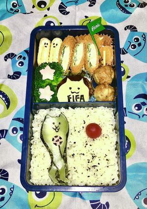 キャラ弁 にゃんこ大戦争 美脚ねこ-レシピのメイン写真