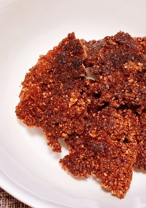 簡単ガサツ揚げ煎餅風(半生の米救済消費)-レシピのメイン写真