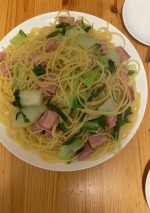 短時間でできるベーコンと白菜の生姜入り-レシピのメイン写真