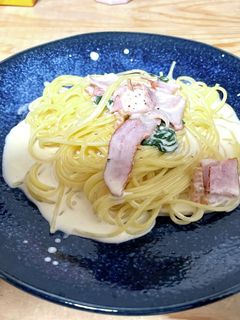 本格簡単クリームパスタBH-レシピのメイン写真