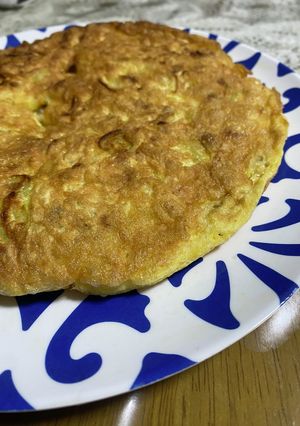 高タンパク!オートミール納豆お好み焼き-レシピのメイン写真