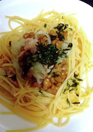 簡単　和風サラスパ　-レシピのメイン写真