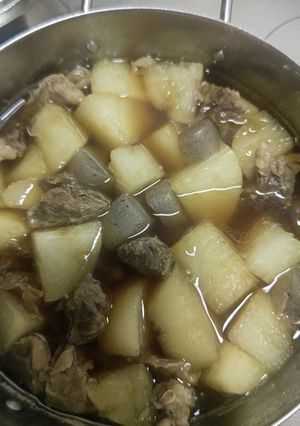 スジコン大根の甘辛炊き-レシピのメイン写真