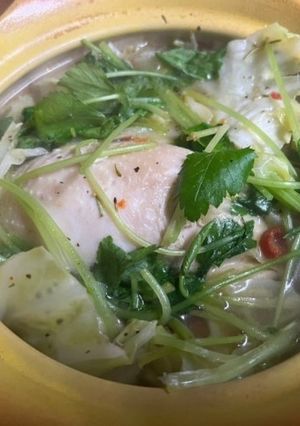 洋風鶏の水炊き-レシピのメイン写真