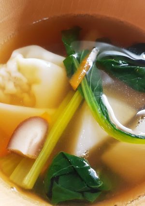 ワンタンスープ(野菜)-レシピのメイン写真