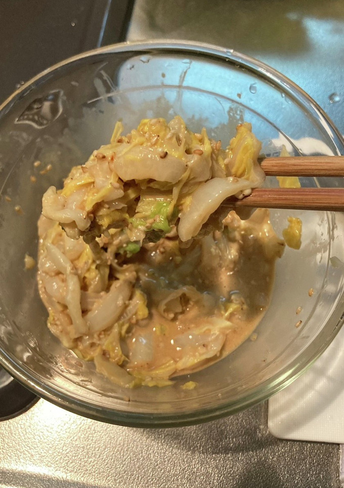 白菜　胡麻マヨ-レシピのメイン写真