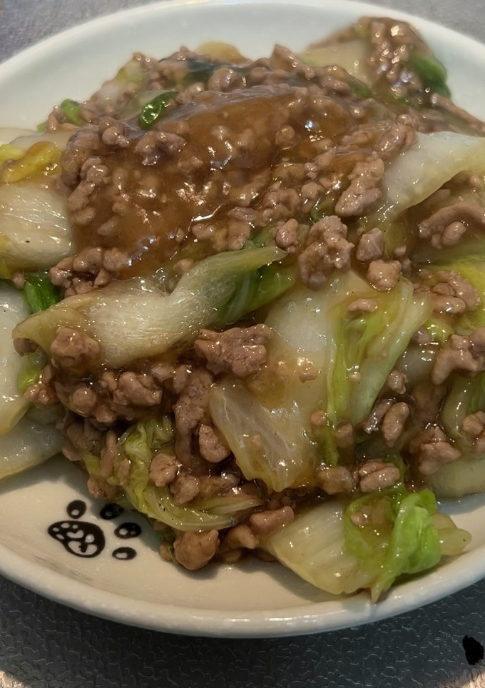簡単冬レシピ！白菜と合い挽き肉のおかず-レシピのメイン写真