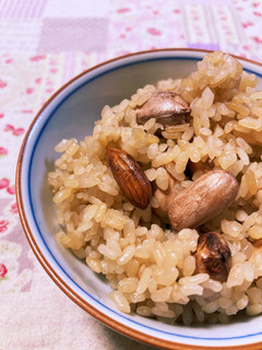 生落花生の炊き込みご飯-レシピのメイン写真