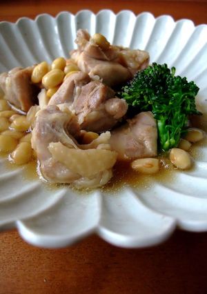 【話題】鶏もも肉と大豆のうま煮-レシピのメイン写真