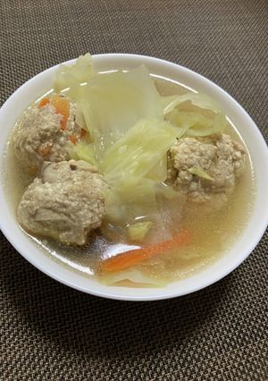 (๑╹ω╹๑ ) 肉団子スープ-レシピのメイン写真