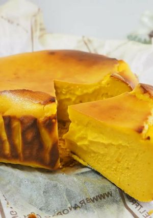 めちゃ美味！かぼちゃのバスクチーズケーキ-レシピのメイン写真
