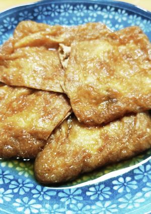 シンプルだけど味が染みて美味しい油揚げ-レシピのメイン写真