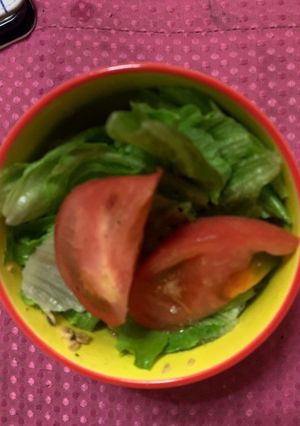 トマトとレタスのサラダ-レシピのメイン写真