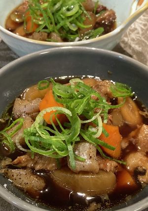 電気圧力鍋で牛筋の煮込み-レシピのメイン写真