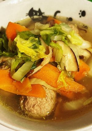 週一で作る私の肉団子スープ-レシピのメイン写真