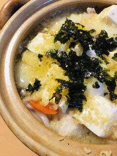 プチッと鍋●とろろで煮込みうどん鍋-レシピのメイン写真