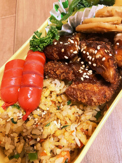 卵なくてもできるチキンカツ弁当!-レシピのメイン写真