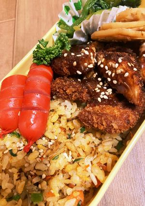 卵なくてもできるチキンカツ弁当!-レシピのメイン写真