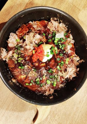 米粉・オートミール・プロテインお好み焼き-レシピのメイン写真