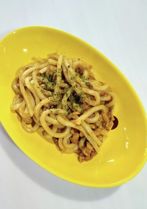 焼きカレーうどん-レシピのメイン写真