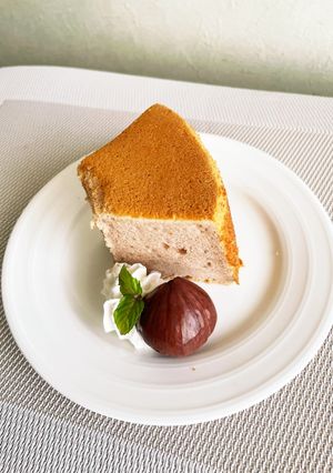 マロンシフォンケーキ-レシピのメイン写真