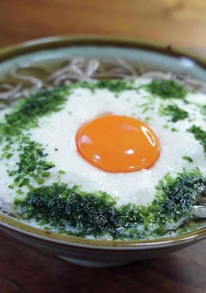 味噌とろろそば-レシピのメイン写真