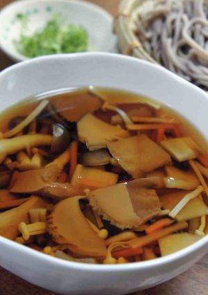 松茸かほるつけ蕎麦-レシピのメイン写真