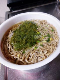 めかぶ蕎麦-レシピのメイン写真