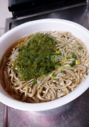 めかぶ蕎麦-レシピのメイン写真