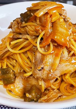 チゲパスタ-レシピのメイン写真