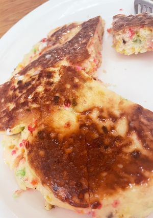 マジカルカラフルラブリーパンケーキ-レシピのメイン写真