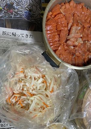 ばーちゃんの鮭の飯寿司（下準備編）-レシピのメイン写真