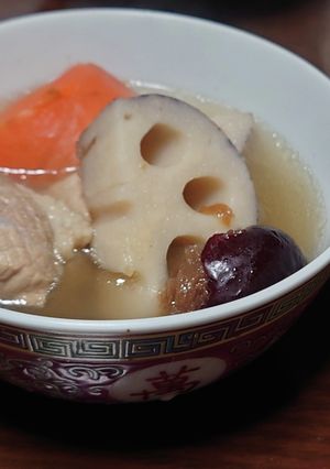 すね肉とレンコンのスープ【自分メモ】-レシピのメイン写真