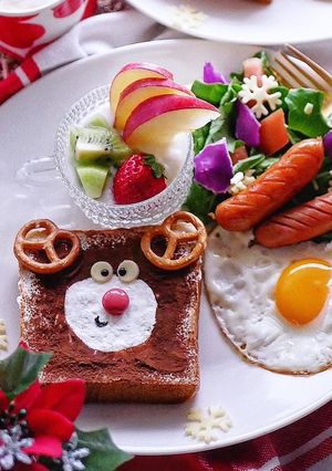 トナカイトースト クリスマス料理♡簡単-レシピのメイン写真
