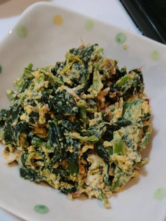 簡単!レンジで♪美味しい♪ほうれん草&卵-レシピのメイン写真