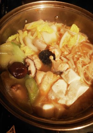 秋鮭で、石狩鍋風♪北海道味噌石狩鍋-レシピのメイン写真