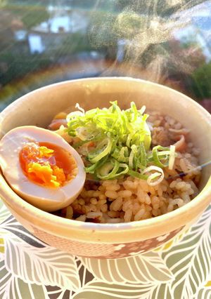 醤油ラーメン風、炊き込みご飯-レシピのメイン写真