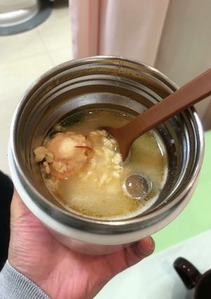 スープジャー＊オートミール海老団子スープ-レシピのメイン写真