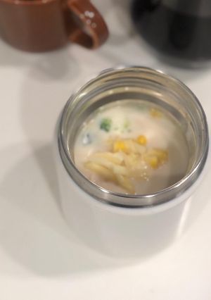 スープジャー＊オートミールのミルクスープ-レシピのメイン写真