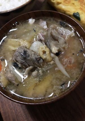 サバ缶の具沢山味噌汁-レシピのメイン写真